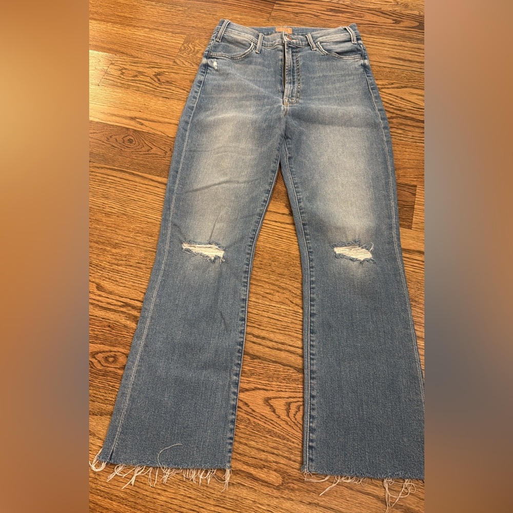 Mother 28 The Hustler Ankle Fray, color Thrilling Shots EUC